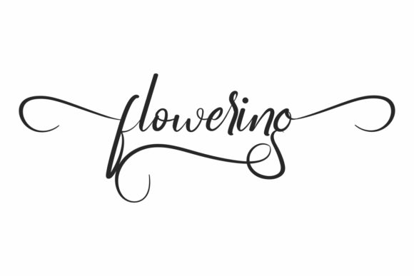 Flowering Font