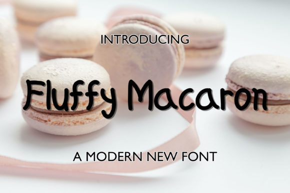 Fluffy Macaron Font Poster 1