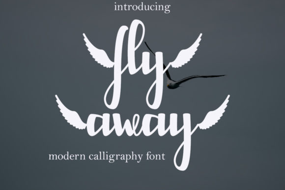 Fly Away Font Poster 1