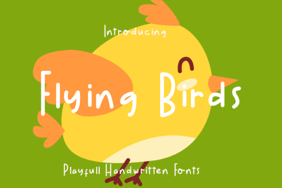 Flying Birds Font