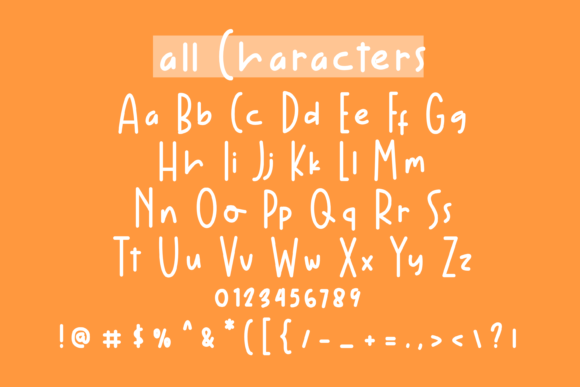 Flying Birds Font Poster 4