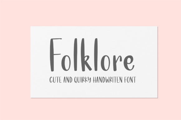 Folklore Font