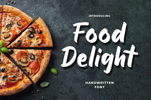 Food Delight Font Poster 1