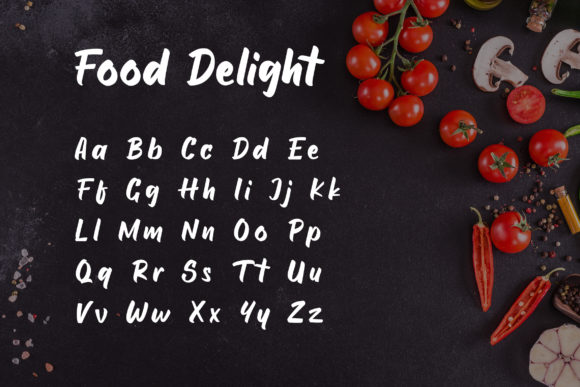 Food Delight Font Poster 4