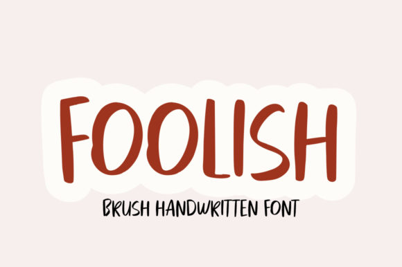 Foolish Font Poster 1