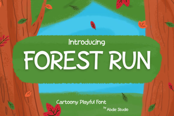 Forest Run Font Poster 1