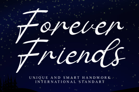 Forever Friends Font Poster 1