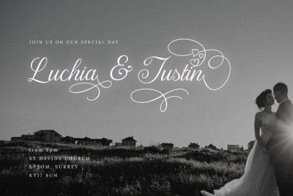 Forever in Love Font Poster 3