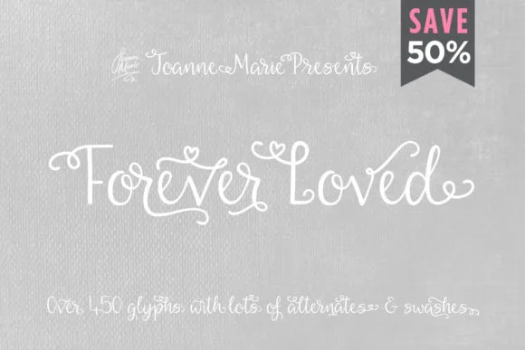 Forever Love Font Forever Love Font Poster 1