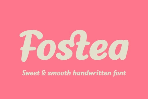 Fostea Font Poster 1