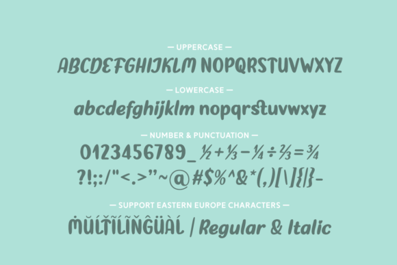Fostea Font Poster 3