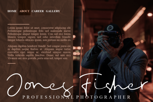 Fostone Natural Signature Font Poster 10