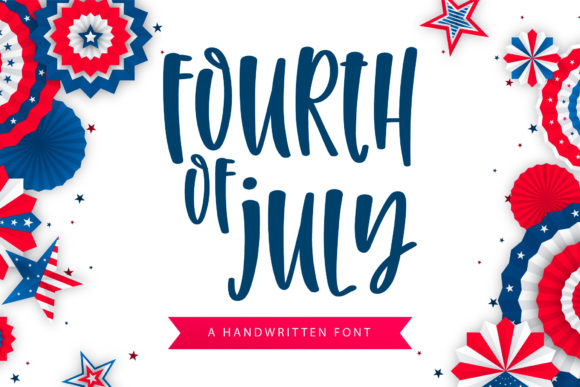 Fourth of July Font