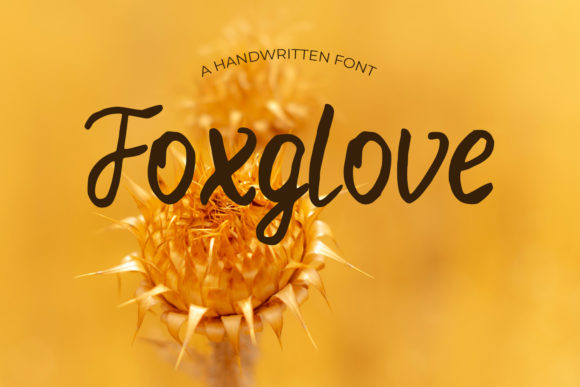 Foxglove Font Poster 1