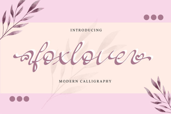 Foxlove Font