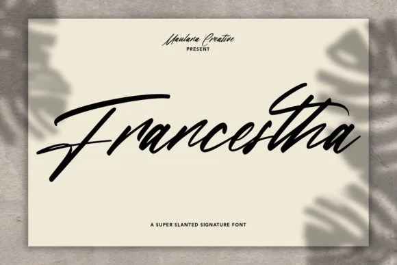 Francestha Font Francestha Font Poster 1