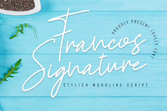 Francos Signature Font