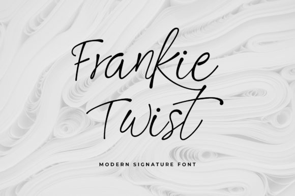Frankie Twist Font Poster 1