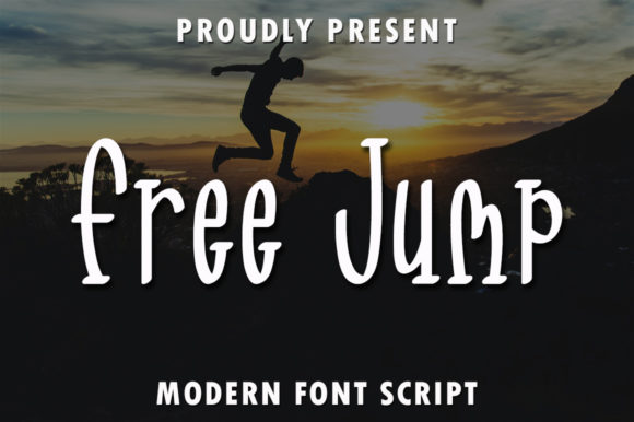 Free Jump Font Poster 1