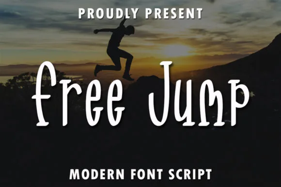 Free Jump Font Free Jump Font Poster 1