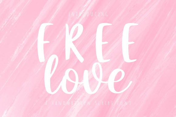 Free Love Font Poster 1