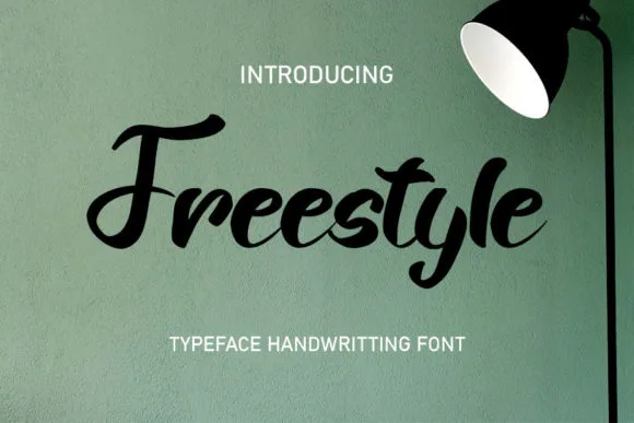 Freestyle Font Poster 1