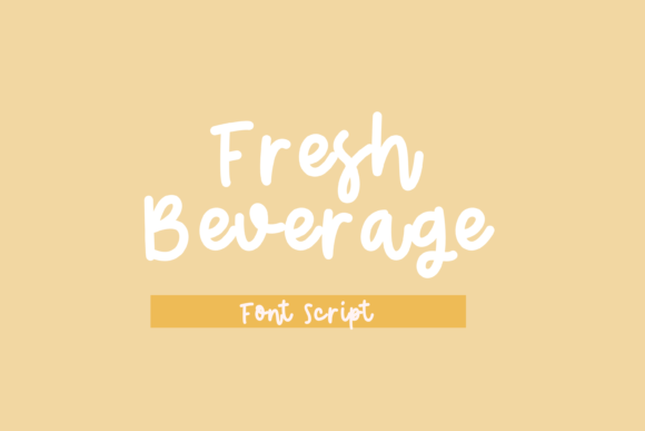 Fresh Beverage Font