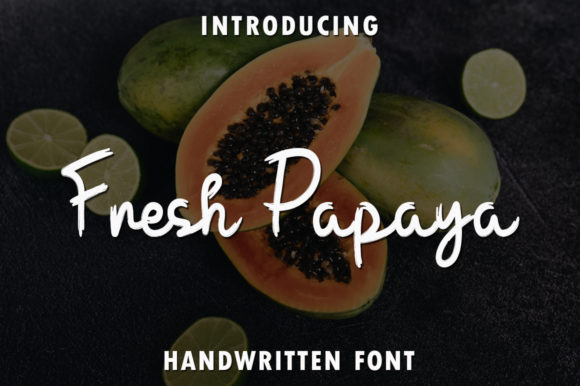 Fresh Papaya Font Poster 1