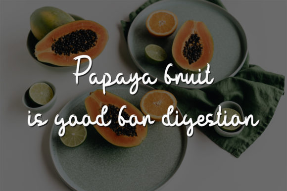 Fresh Papaya Font Poster 3