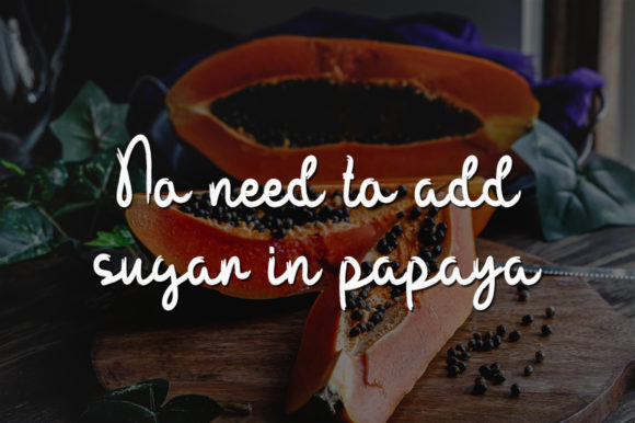Fresh Papaya Font Poster 4