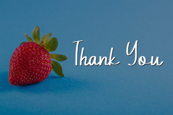 Fresh Strawberry Font Poster 4