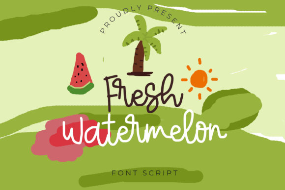 Fresh Watermelon Font