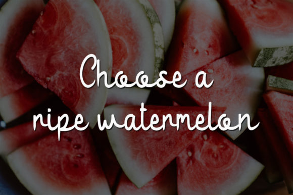 Fresh Watermelon Font Poster 3