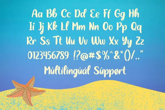 Friday Beach Font Poster 5