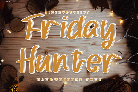 Friday Hunter Font Poster 1