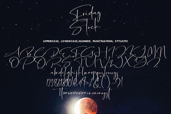 Friday Stuck Font Poster 9