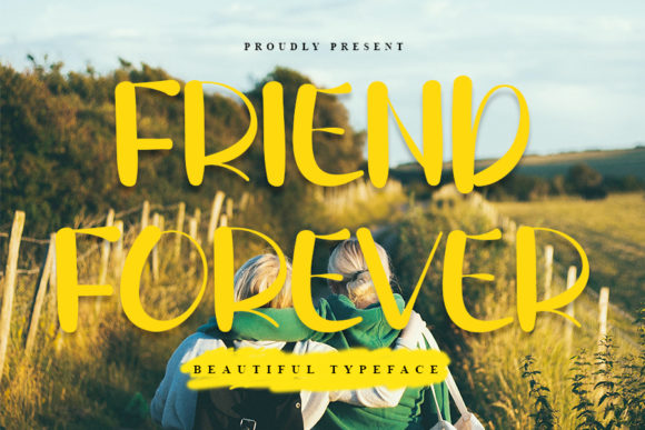 Friend Forever Font Poster 1