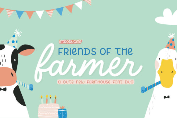 Friends of the Farmer Font Poster 1