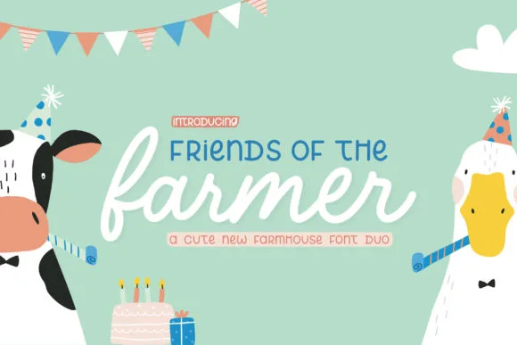 Friends of the Farmer Font Friends of the Farmer Font Poster 1