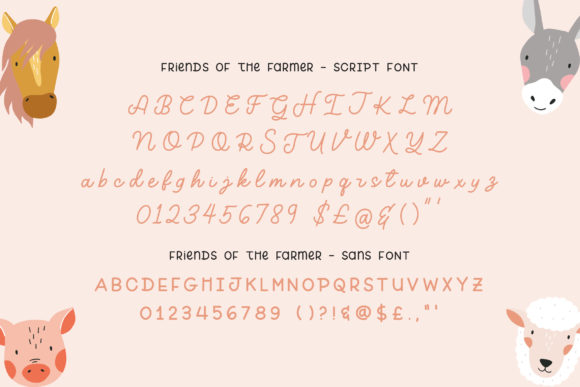 Friends of the Farmer Font Poster 6