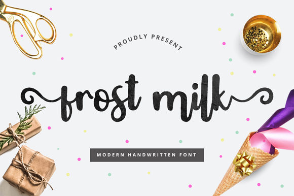Frost Milk Font Poster 1