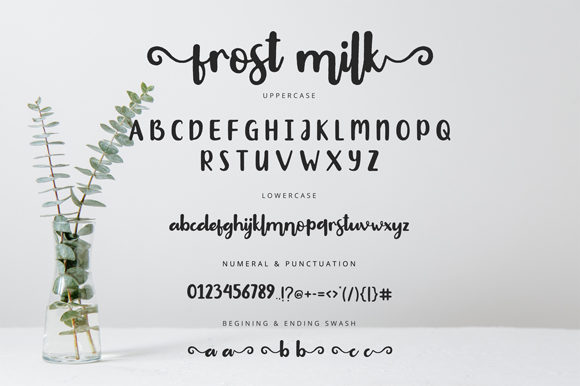 Frost Milk Font Poster 5
