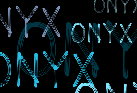 Frozen Font Poster 4