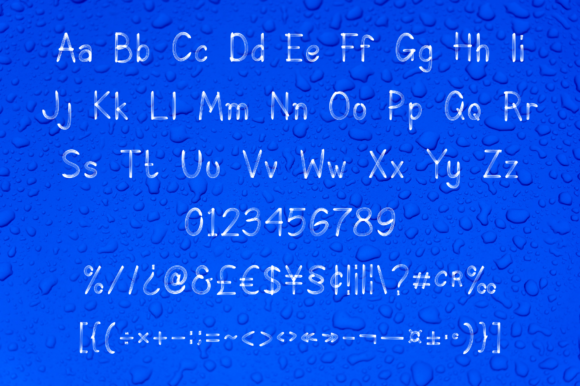 Frozen Font Poster 9