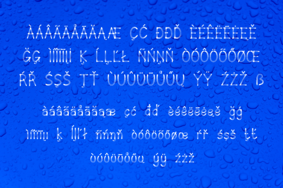 Frozen Font Poster 10