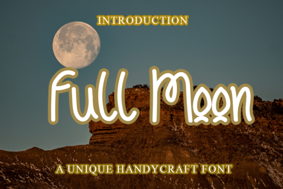 Full Moon Font