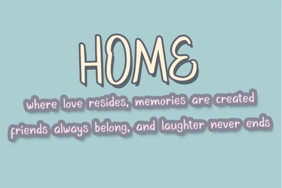 Fun House Font Poster 3