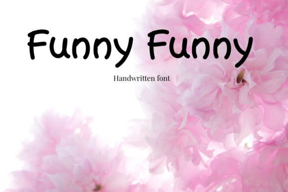 Funny Funny Font Poster 1