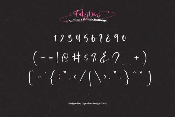 Futglow Font Poster 10