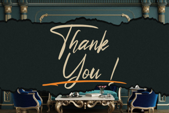 Futuristic Signature Font Poster 12